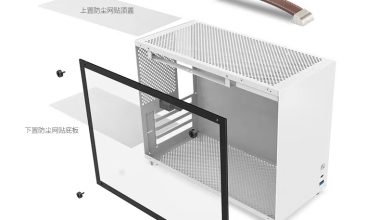 鱼巢S5机箱matx白色机箱SFX电源中塔侧透台式 - 筱然的小窝-離貍筱然